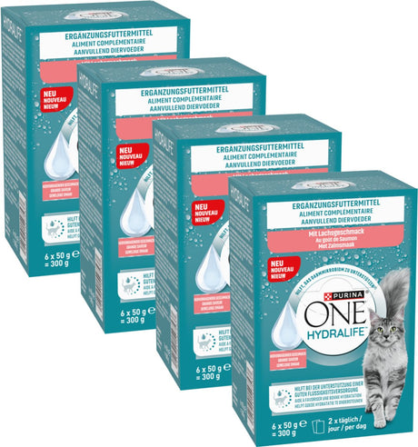 Purina one hydralife - våd kattefoder - laks - 24 x 50 g