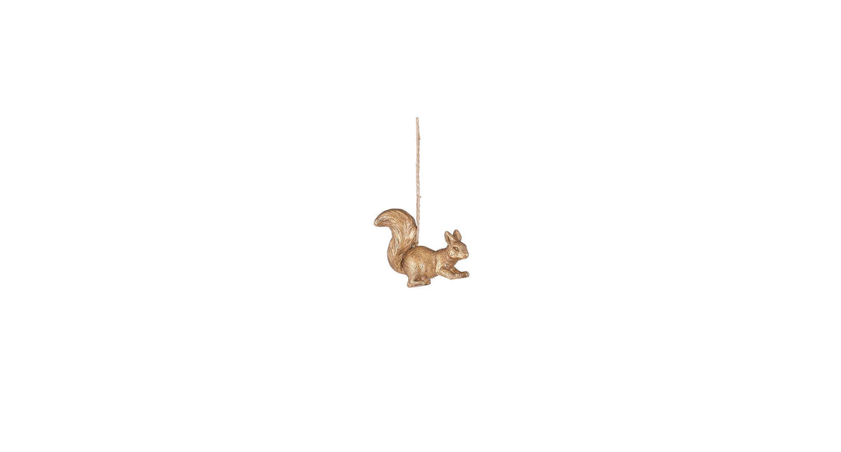 Ornament eekhoorn goud - l7xb3xh6cm
