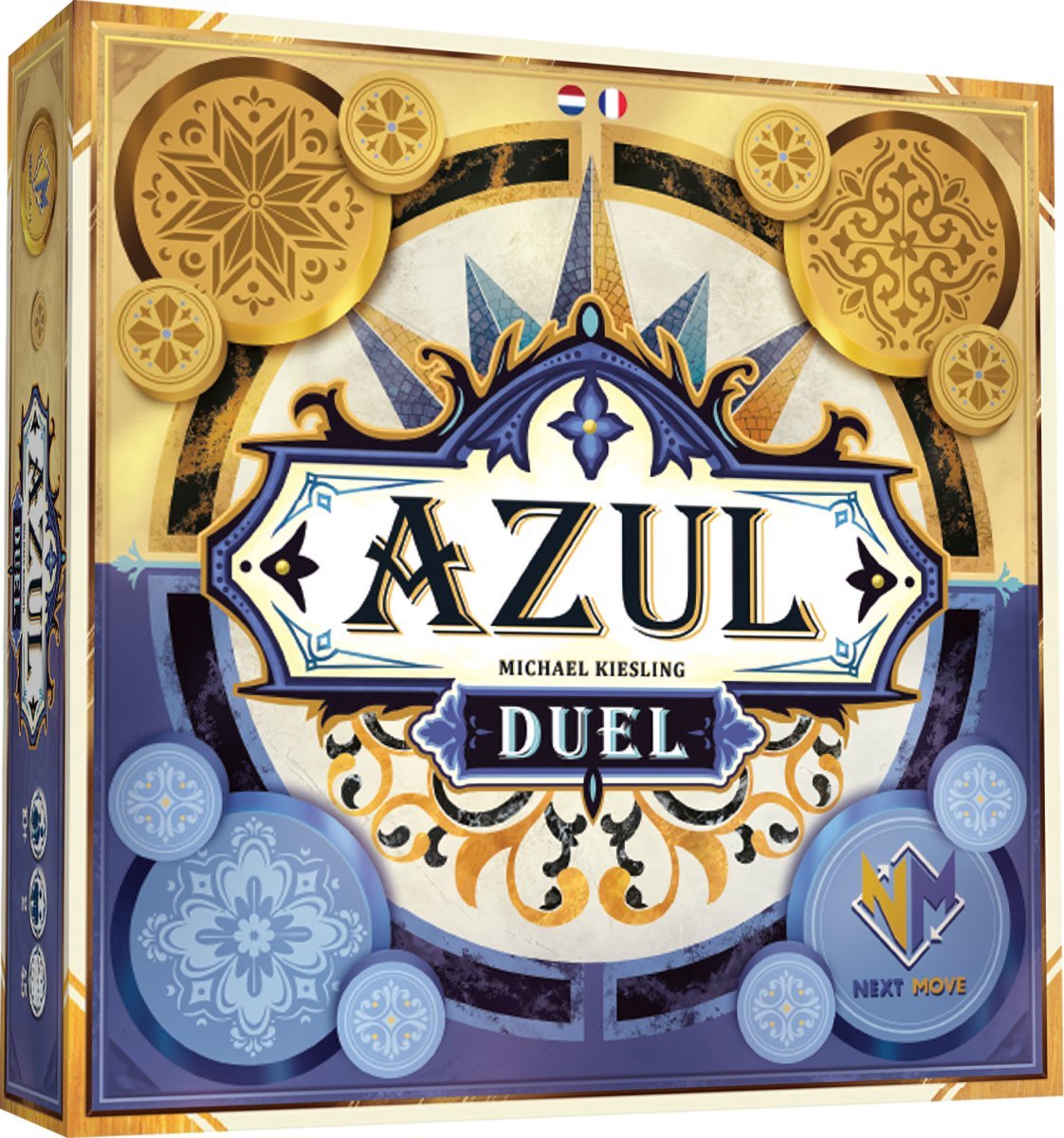 Næste træk spil - azul duel - brætspil - strategi - 2 spillere