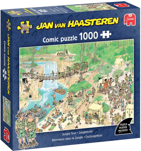 Jan van Haasteren puslespil - jungleturen, 1000 stk.