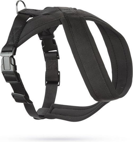 Beeztees sport - hondentuig - nylon - zwart - 74-100 cm