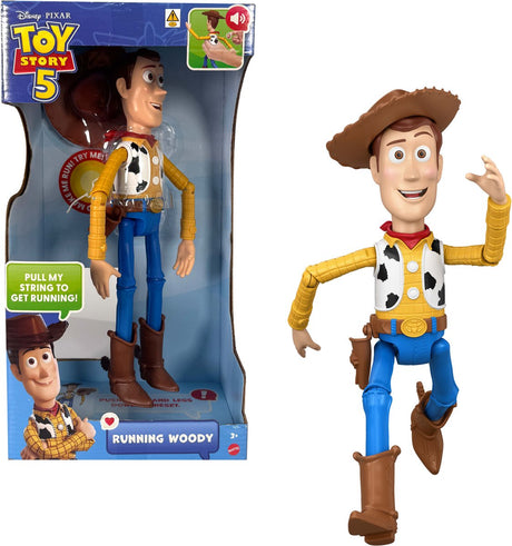 Mattel disney og pixar toy story 5 løbende træagtig actionfigur på 30 cm - mere end 50 lyde - fransk
