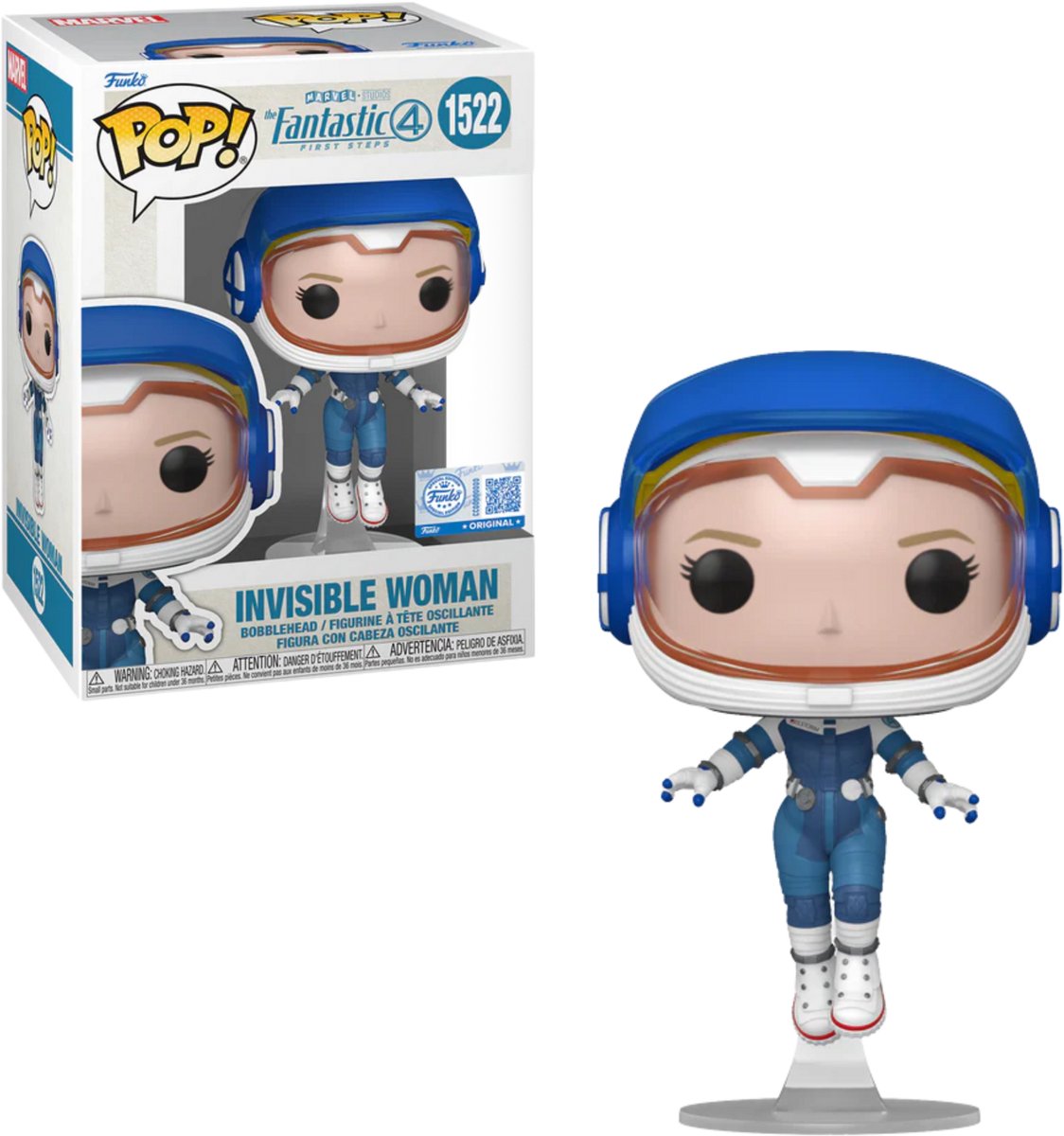 Funko pop fantastisk 4: usynlig kvinde - pop #1522