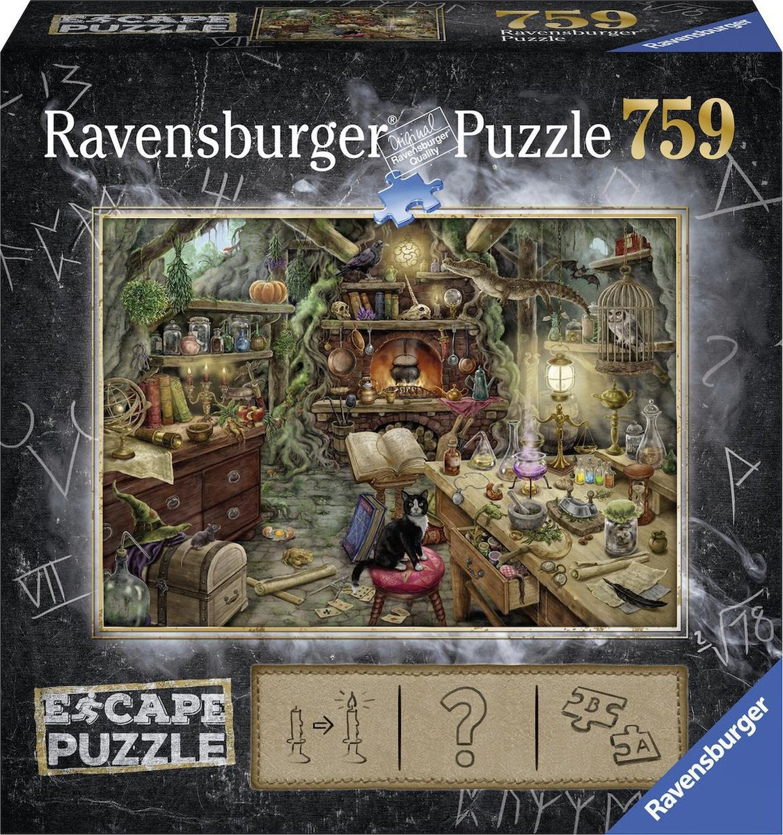 Ravensburger escape puslespil 3 køkken af en heks - 759 brikker
