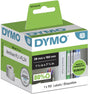 Dymo etiketmappe smal 99018 38x190mm hvid 110 stk.