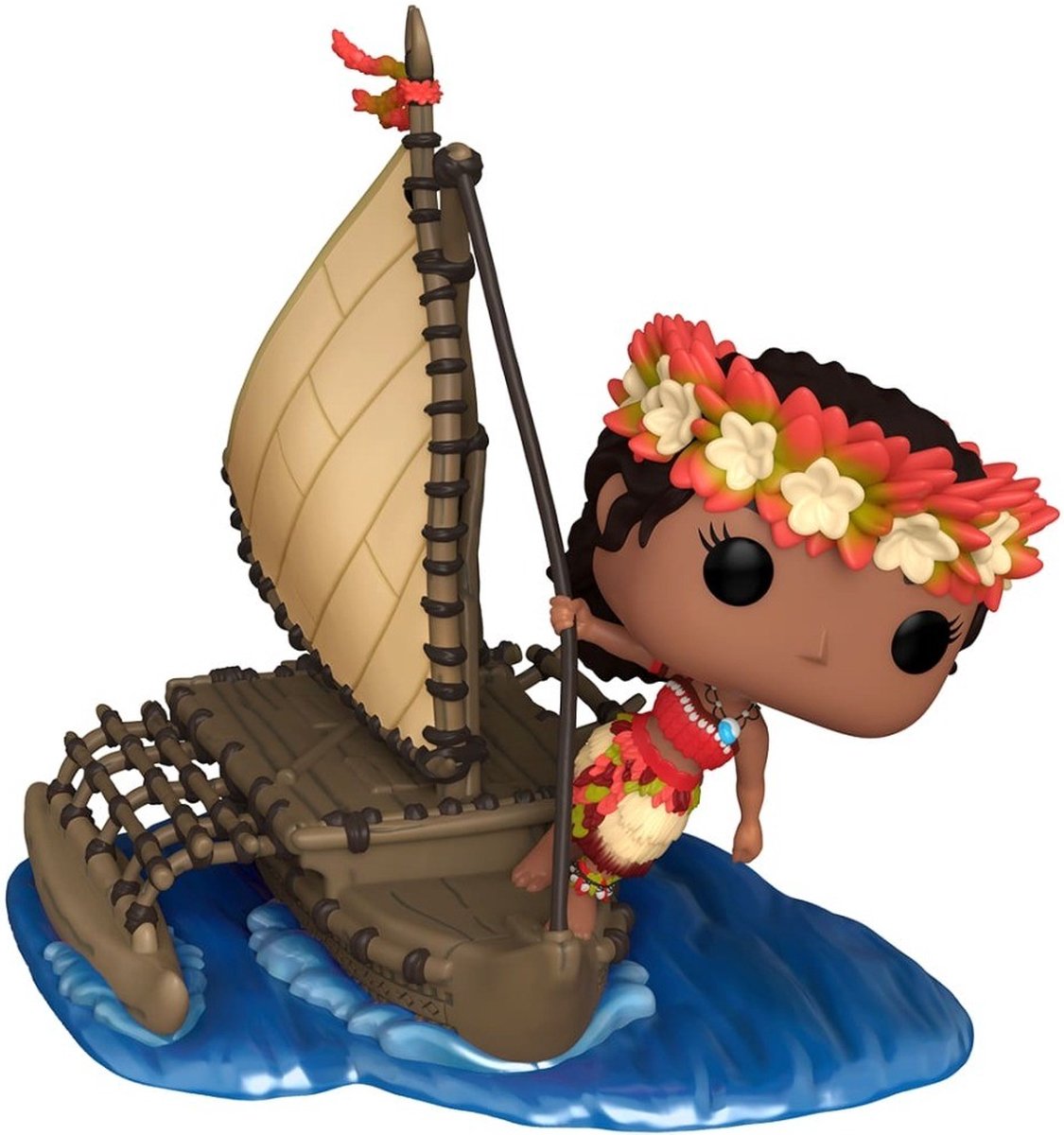 Funko Moana samlerfigur Disneys 100-års jubilæumspop! rides super deluxe moana finale 15 cm multifarve