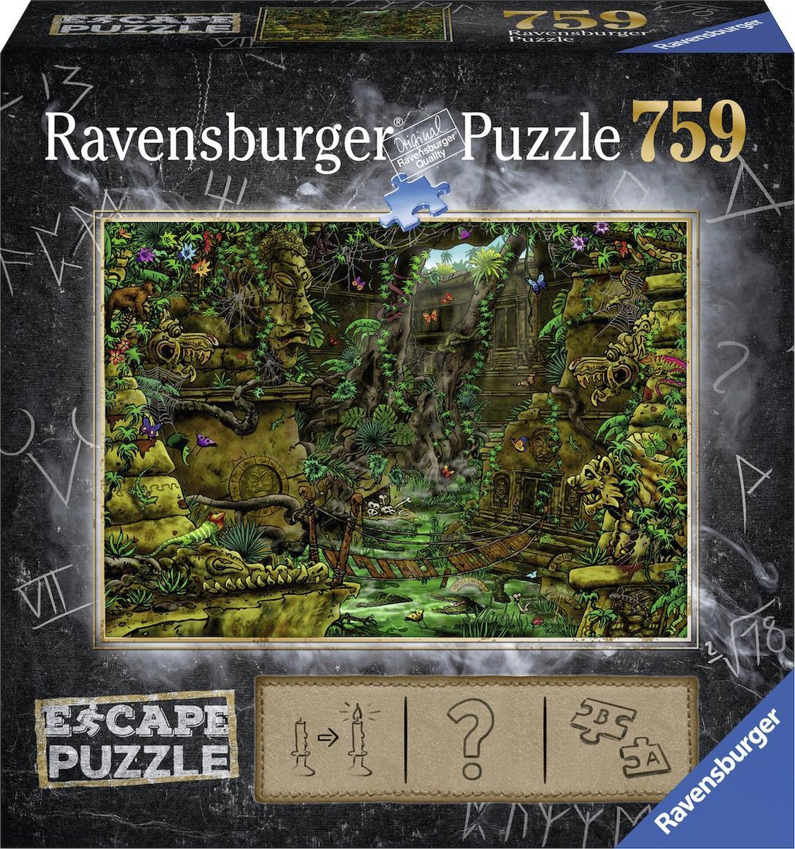 Ravensburger escape puslespil 2 tempel ankor wat - 759 brikker