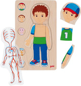 Goki Wood Layer Puzzle Human Body Boy, 29 ..