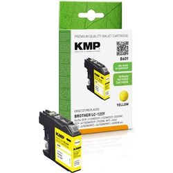Blækpatron kmp brother lc-123y gul