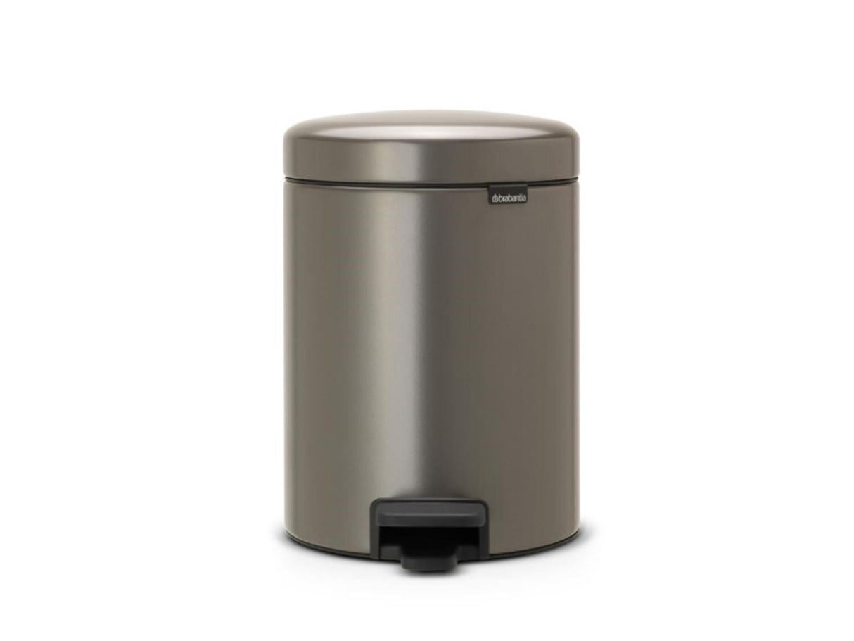 Brabantia newicon affaldsspand - 5 liter - badeværelse - platin