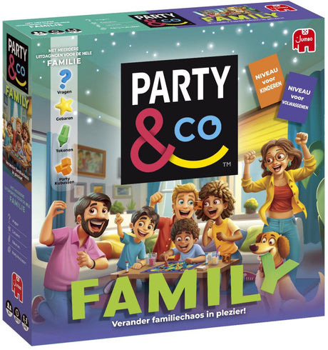 Jumbo fest co. - familie - brætspil for familier - fra 8 år - selskabsspil - actionspil