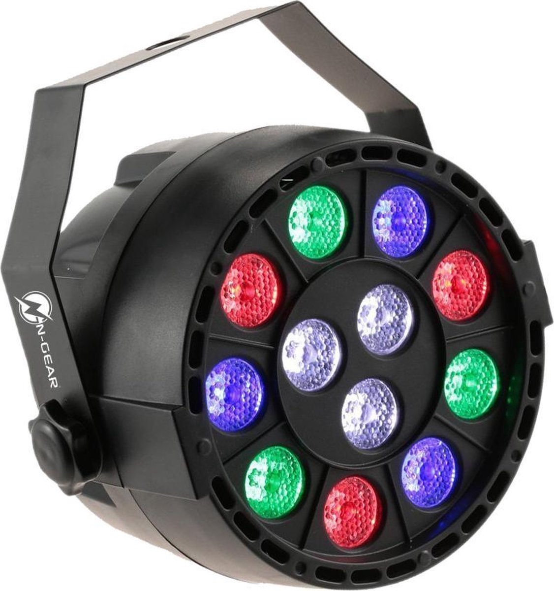 N-gear the spotlight 12 - discolamp - rgbw led par spot - 3-in-1 wash effect disco licht show