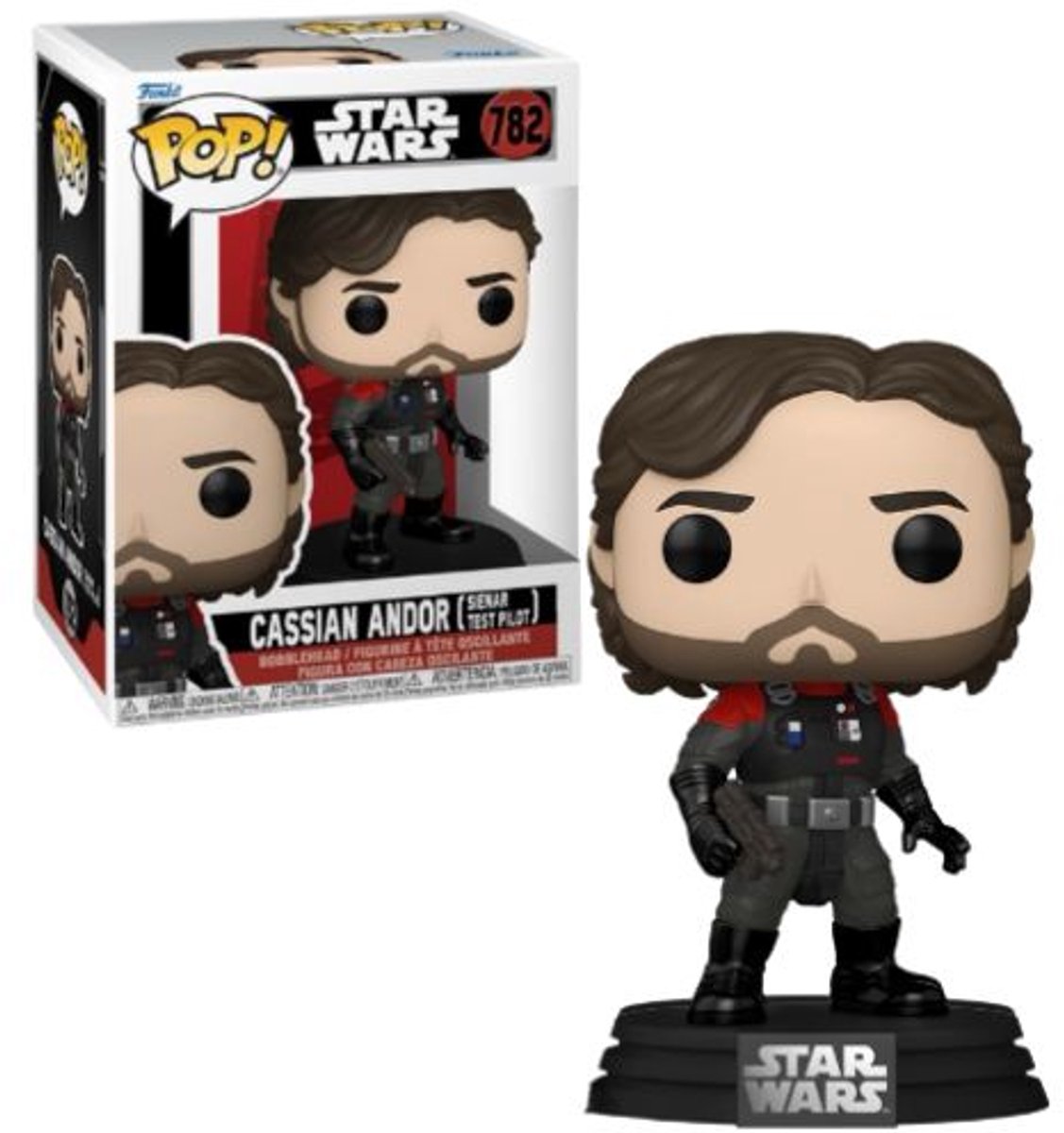 Funko Star Wars Cassian Andor (chase edition mulig!) vinyl figur 782 unisex pop! - neutral - standard