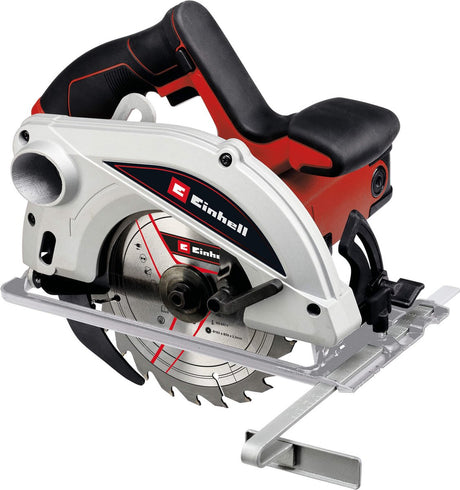 Einhell cirkelzaag tc-cs 1250 - 1250 w - 5.500 t min - ø165 - max. zaagdiepte bij 90° 45°: 55 38 mm - incl. 1x zaagblad (ø165x16 30x2,2 mm 24 t)