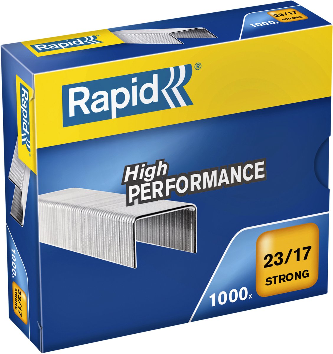 Rapid - hæfteklammer 23 17 galvaniseret stærk 1000 stk