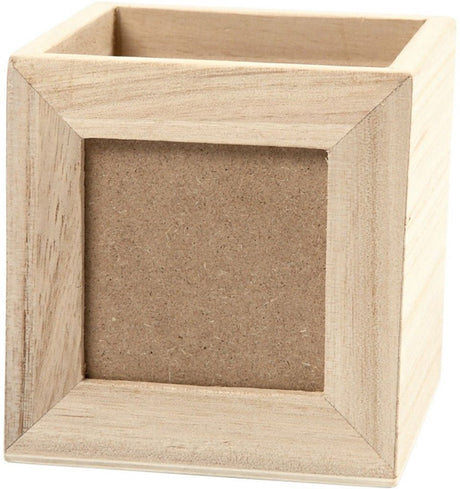 Creativ virksomhed https: www.cchobby.nl pennebakke-størrelse-10x10x10-cm-hul størrelse-6-2x6-2-cm-1-stykke