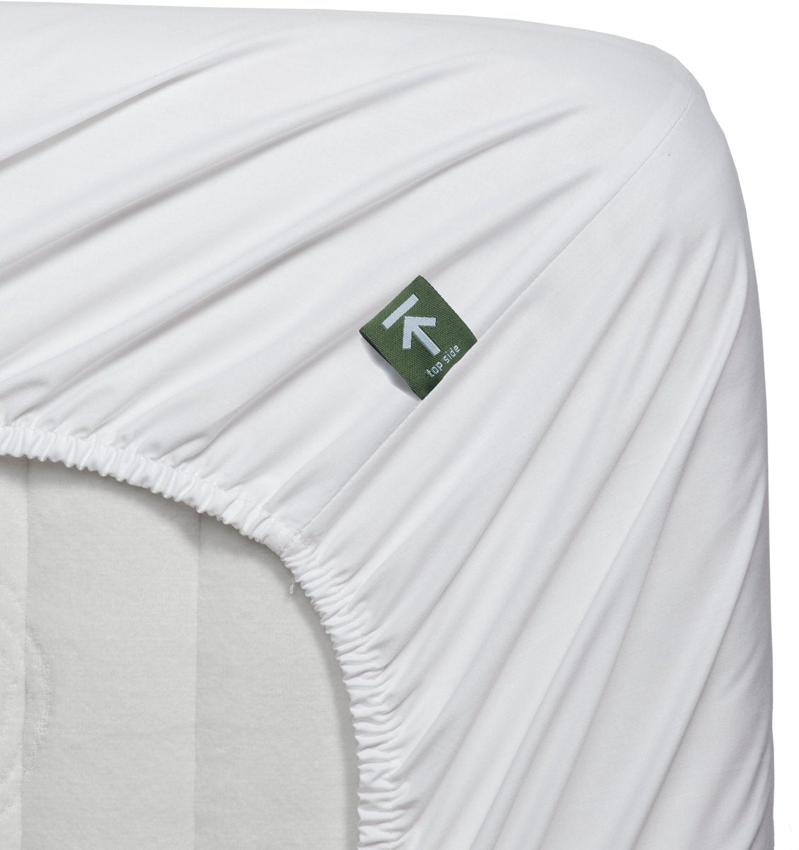 Beddinghouse percale katoen - splittopper hoeslaken - 180x220 - wit