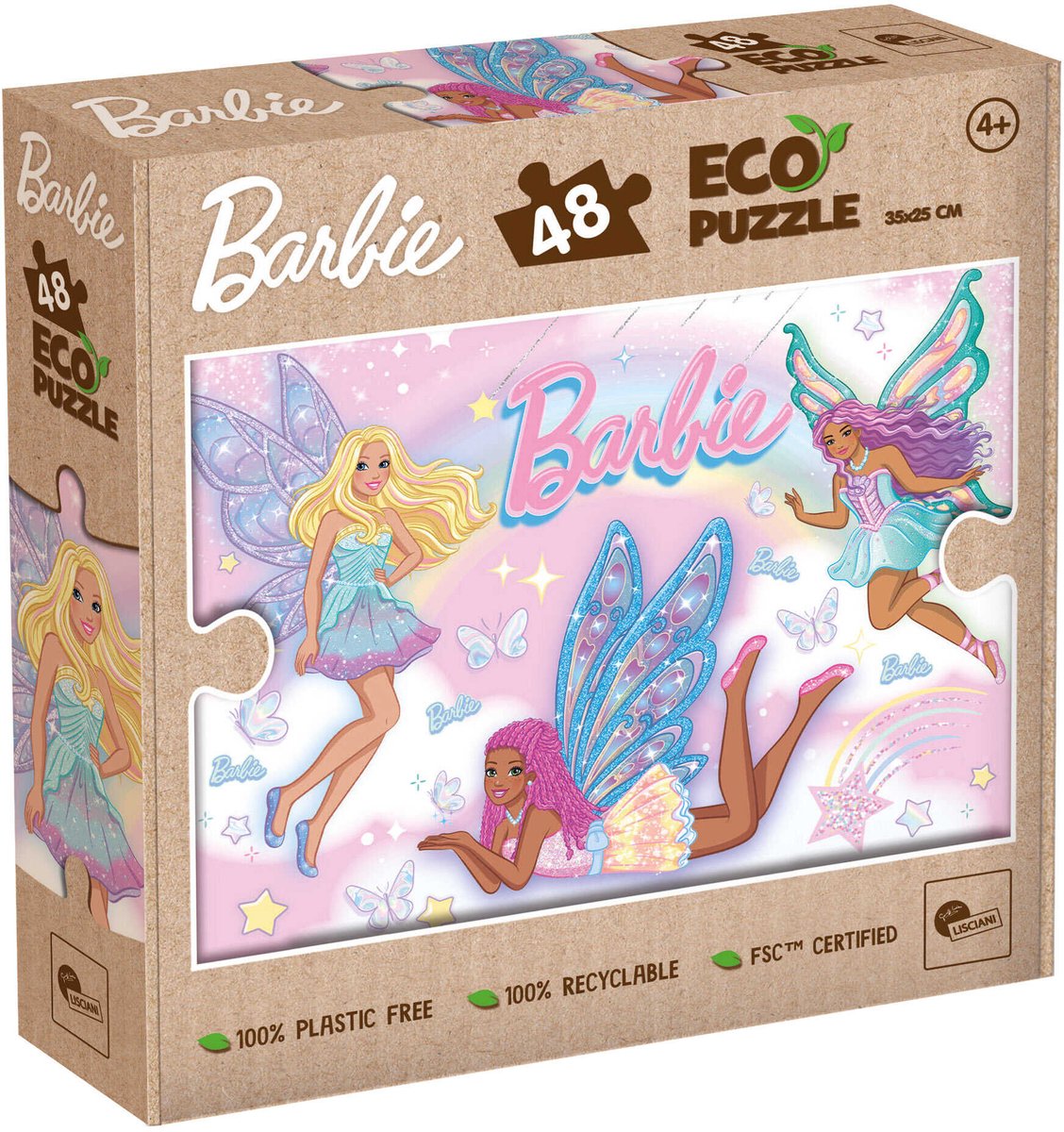 Lisciani barbie øko puslespil mini 48