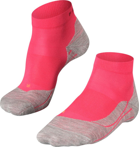 Falke ru4 korte anti-blister bomuld funktionelt materiale løbestrømper dame rød - str. 41-42