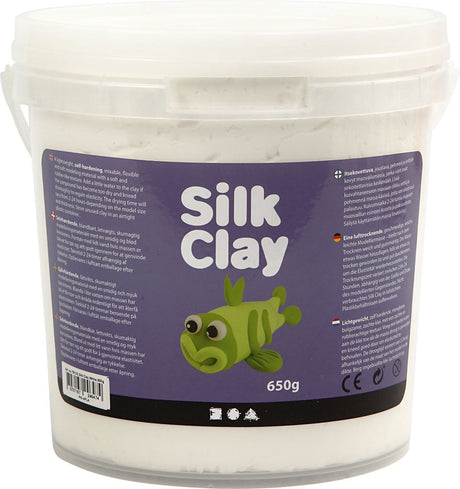 Silk clay https: www.cchobby.nl silk-ler-wit-650-gr-1-emmer