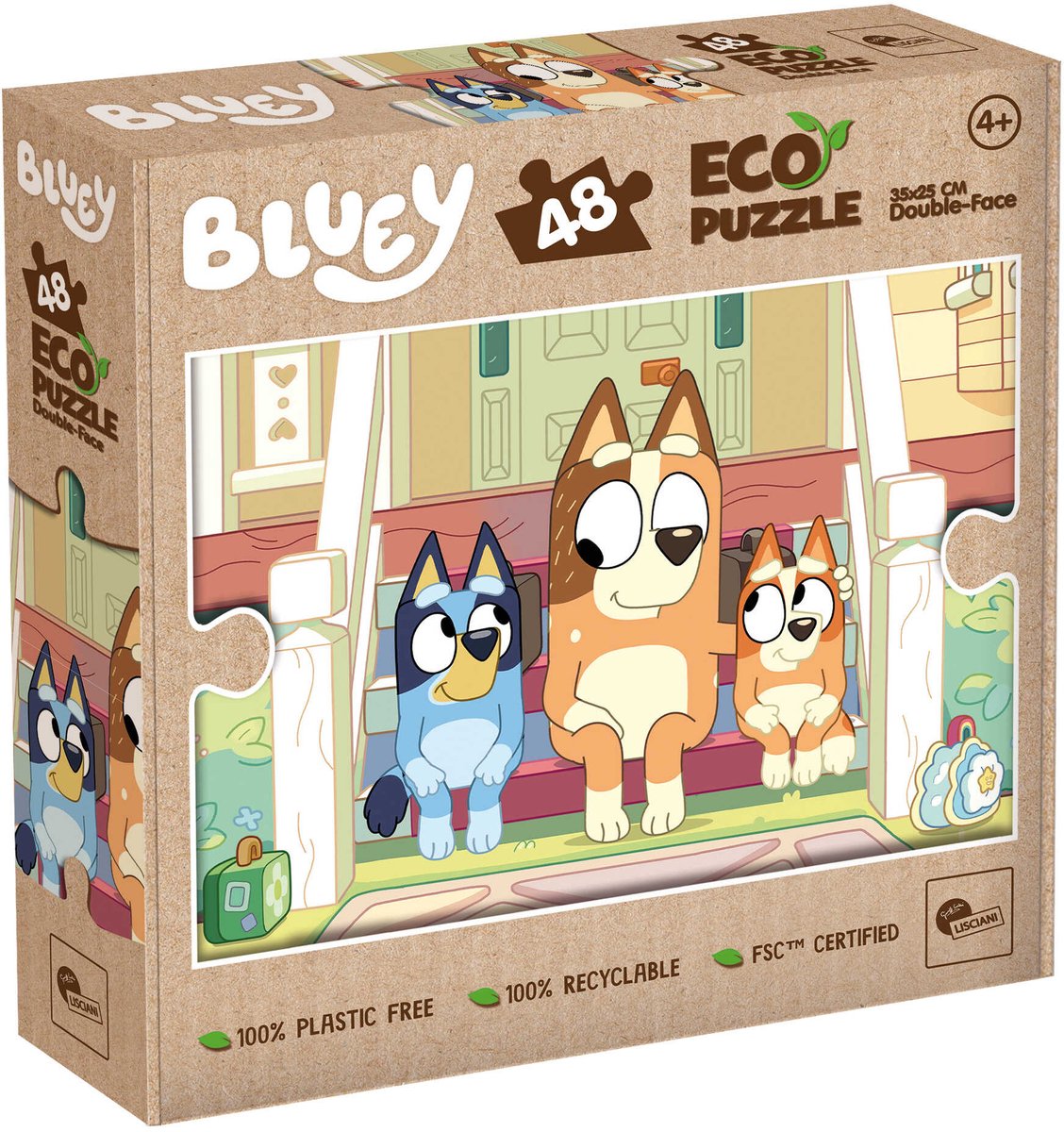 Lisciani bluey øko puslespil mini df 48