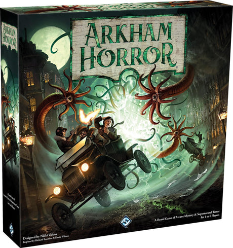Fantasy flight spil arkham horror 3rd edition - engelsk brætspil