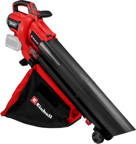 Einhell professionel batteri løvblæser - stempel venturro 36 240 li solo - power x-change - 36 v li-ion - blæsehastighed: 240 km t - 45 l opsamlingspose - hakkefunktion: 10:1 - ekskl. batteri og oplader