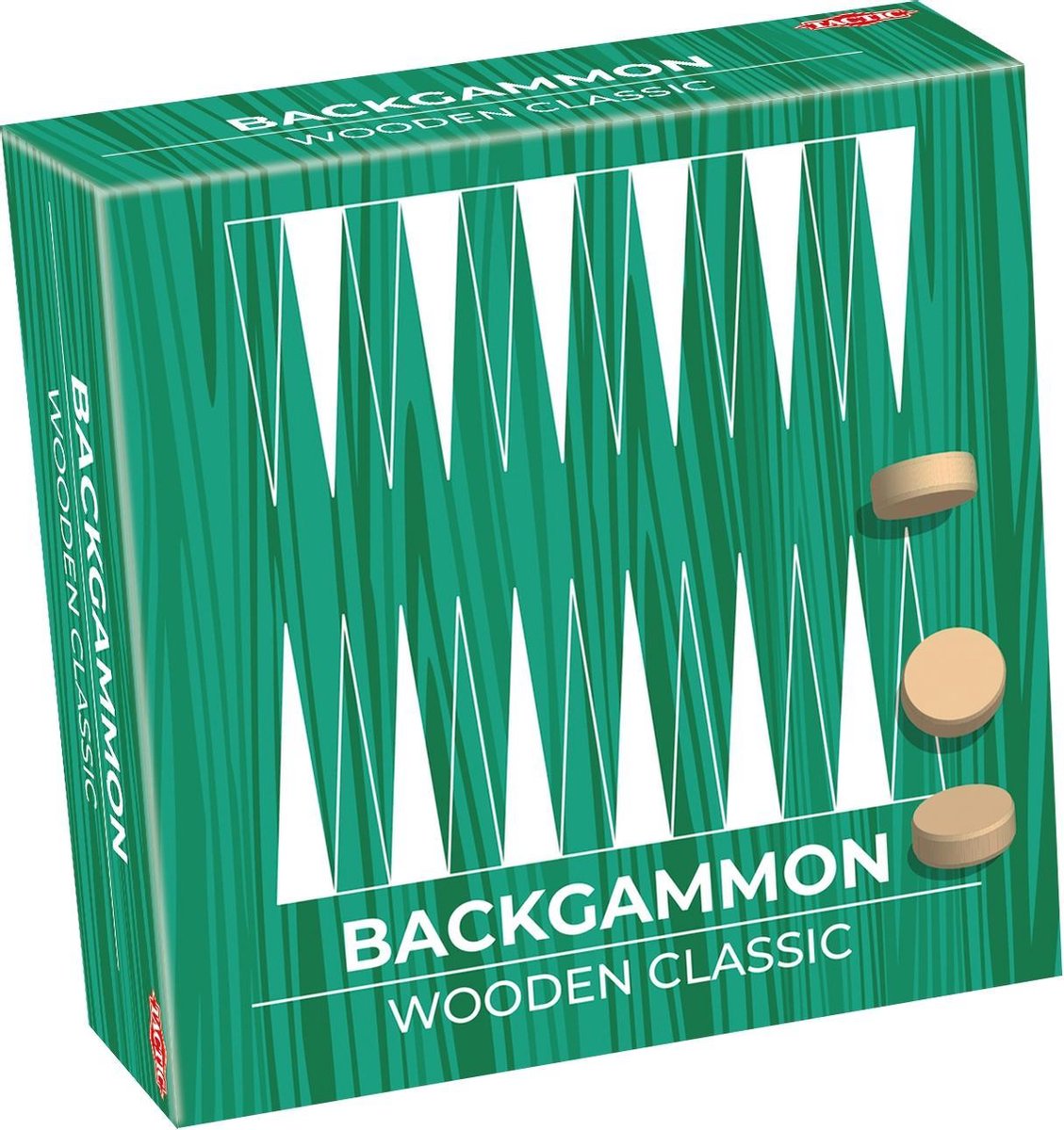Taktisk backgammon – brætspil – klassiske spil – strategispil i træ – fra 7 år