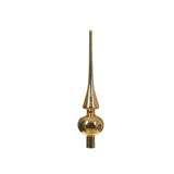 Decoris peak glas glans lys guld dia6x26cm