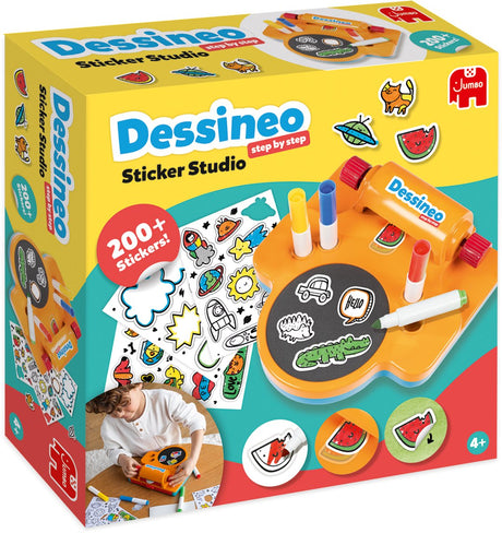Jumbo dessineo klistermærke studie