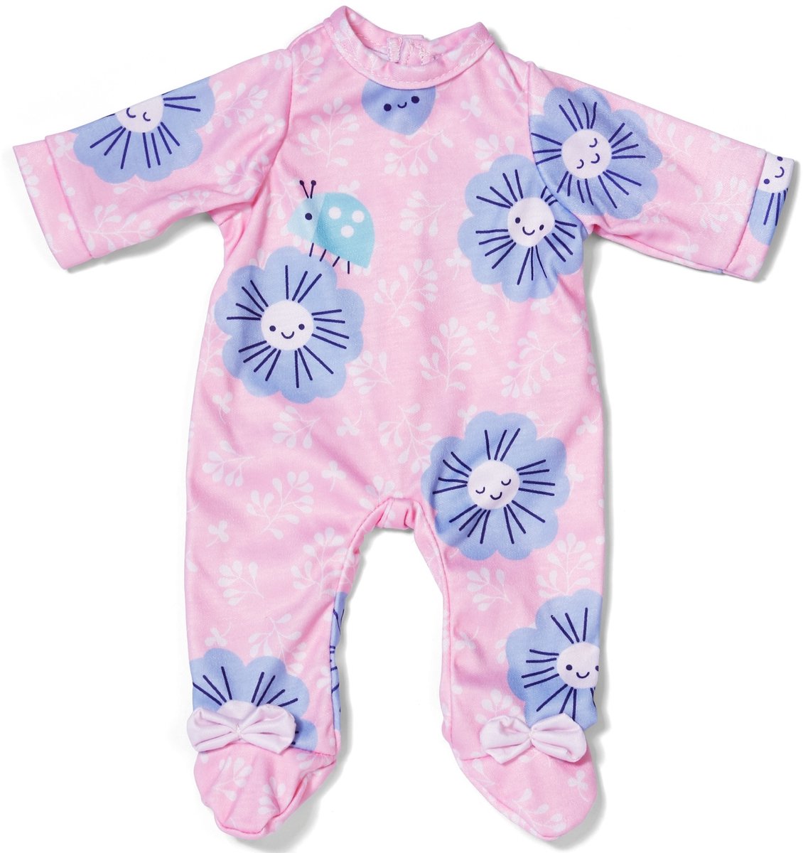 Baby born pink bukse med blomster (43 cm)