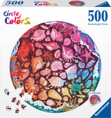 Ravensburger Jigsaw Puzzle Circle eller Color Shells, 500st.