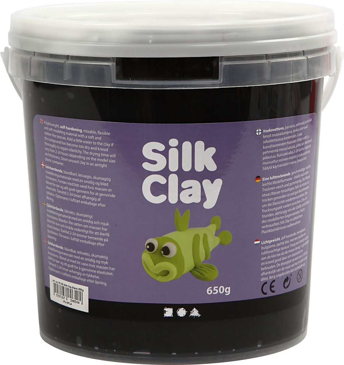 Silk clay https: www.cchobby.nl silk-ler-sort-650-gr-1-emmer