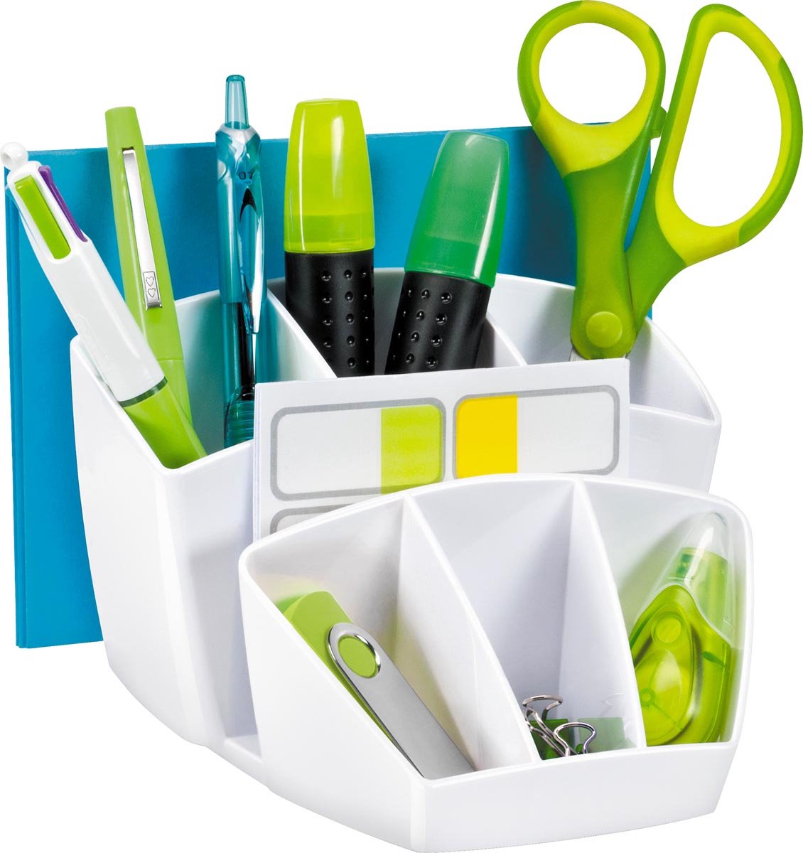 Cep desk organizer pro gloss arctic white
