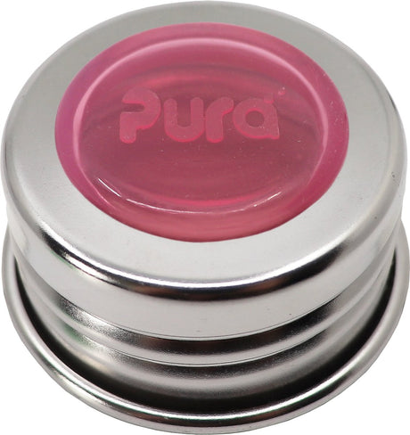 Pura universal hætte - rustfri stålring med silikone lukkeskive pink