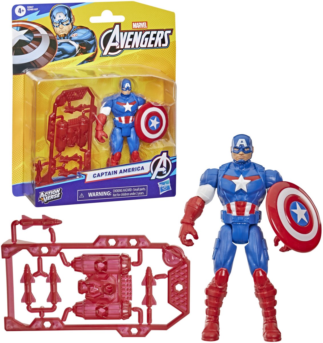 Marvel Avengers Actionverse Captain America - actionfigur 11 cm