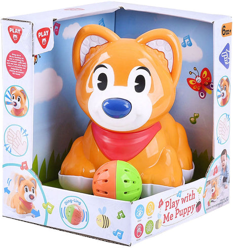 Playgo baby interaktiv hvalp med bold