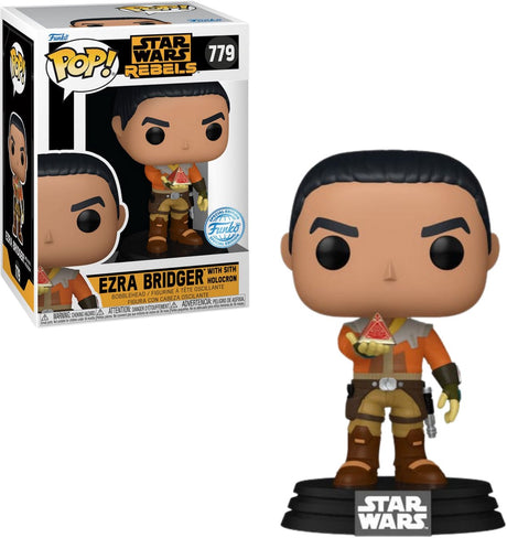 Funko pop! Eksklusiv ezra bridger med sith holocron 779 star wars rebels