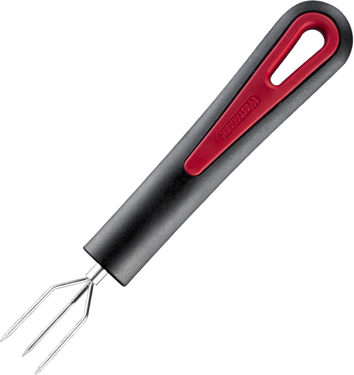 Westmark kartoffelgaffel med 3 ben, længde: 16,3 cm, rustfrit stål plast, galant, sort rød, 29142270