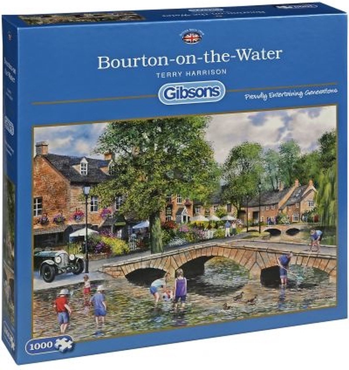 Gibsons - tobermory (af terry harrison) - 1000 brikker 68×49cm (b×h) - puslespil til voksne