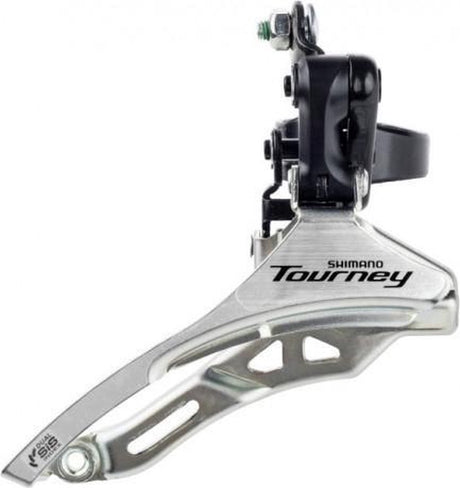 Shimano forskifterturnering fd-ty300 3x6 7 speed - nedsving - nedadtræk - høj klemme 34,9 mm - 42t - (66-69°)