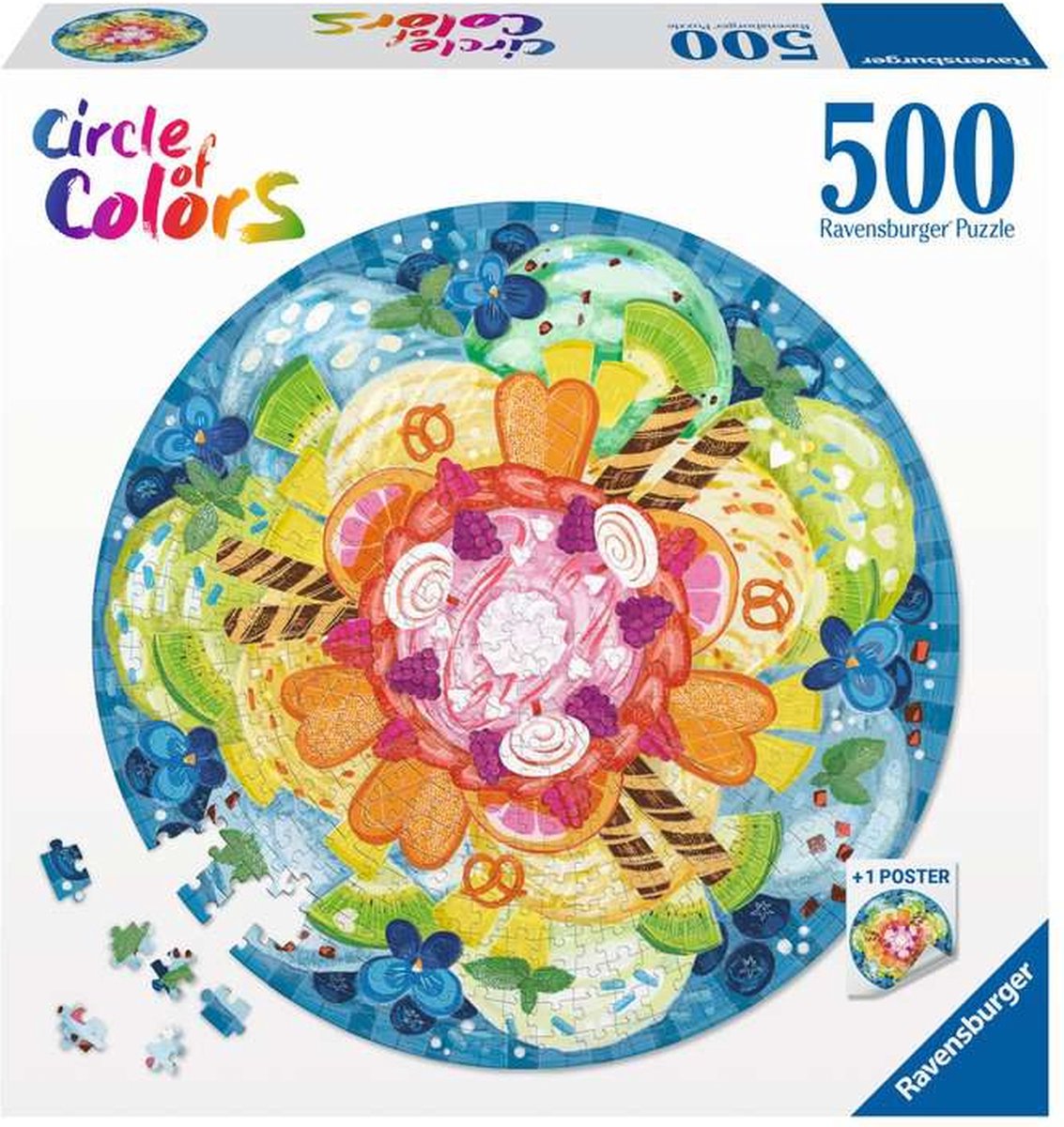 Ravensburger puslespil is - puslespil - 500 brikker