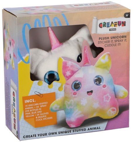 Creafun trend hobby sæt spray dye unicorn | 2 stk