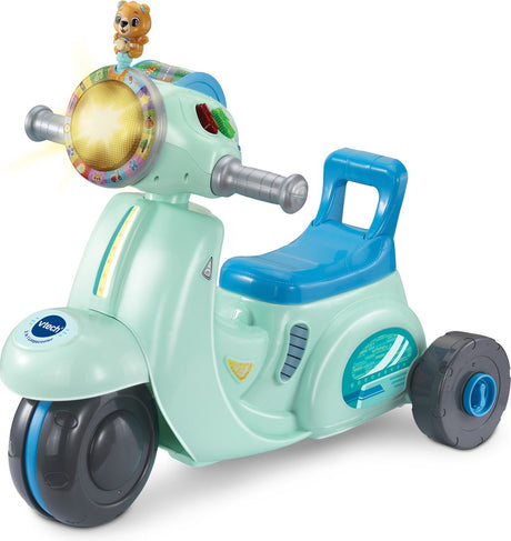 Vtech 2i1 løbescooter blå