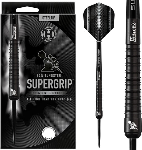 Harver - supergrip sort udgave 90% wolfram 22gr dart
