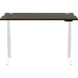 Levado sidde-stå skrivebord valnød 1600x800