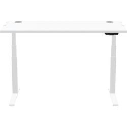 Levado sidde-stå skrivebord hvid 1600x800
