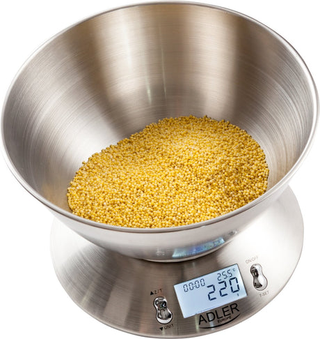 Adler ad 3134 elektronisk køkkenvægt - max 5 kg