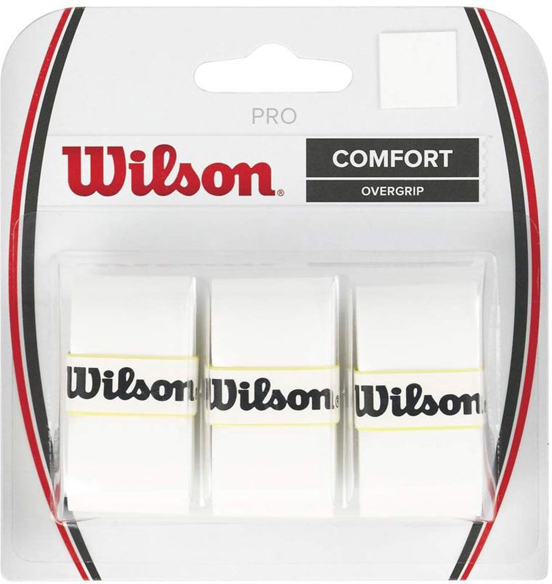 Wilson pro tennis padel overgrip hvid 3-pak
