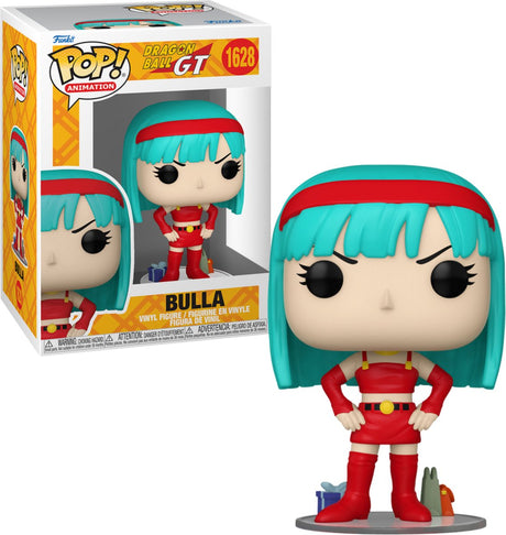 Funko dragon ball gt - bulla vinyl figur 1628 pop! flerfarvet